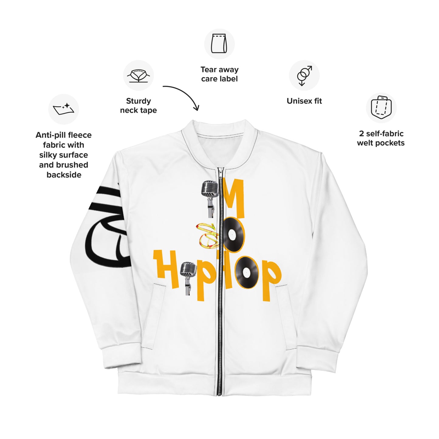 Im So HipHop Unisex Bomber Jacket