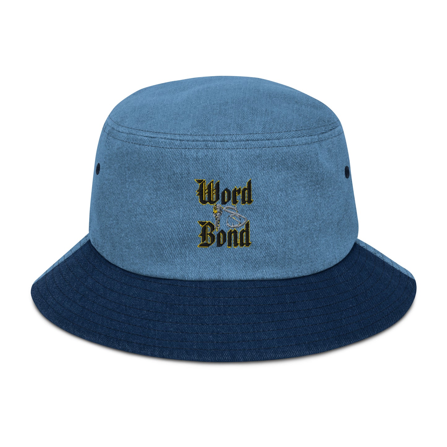 Word Is Bond Signature Stylez Denim bucket hat 2