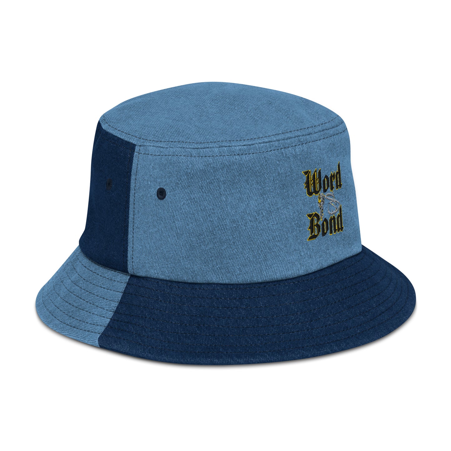 Word Is Bond Signature Stylez Denim bucket hat 2