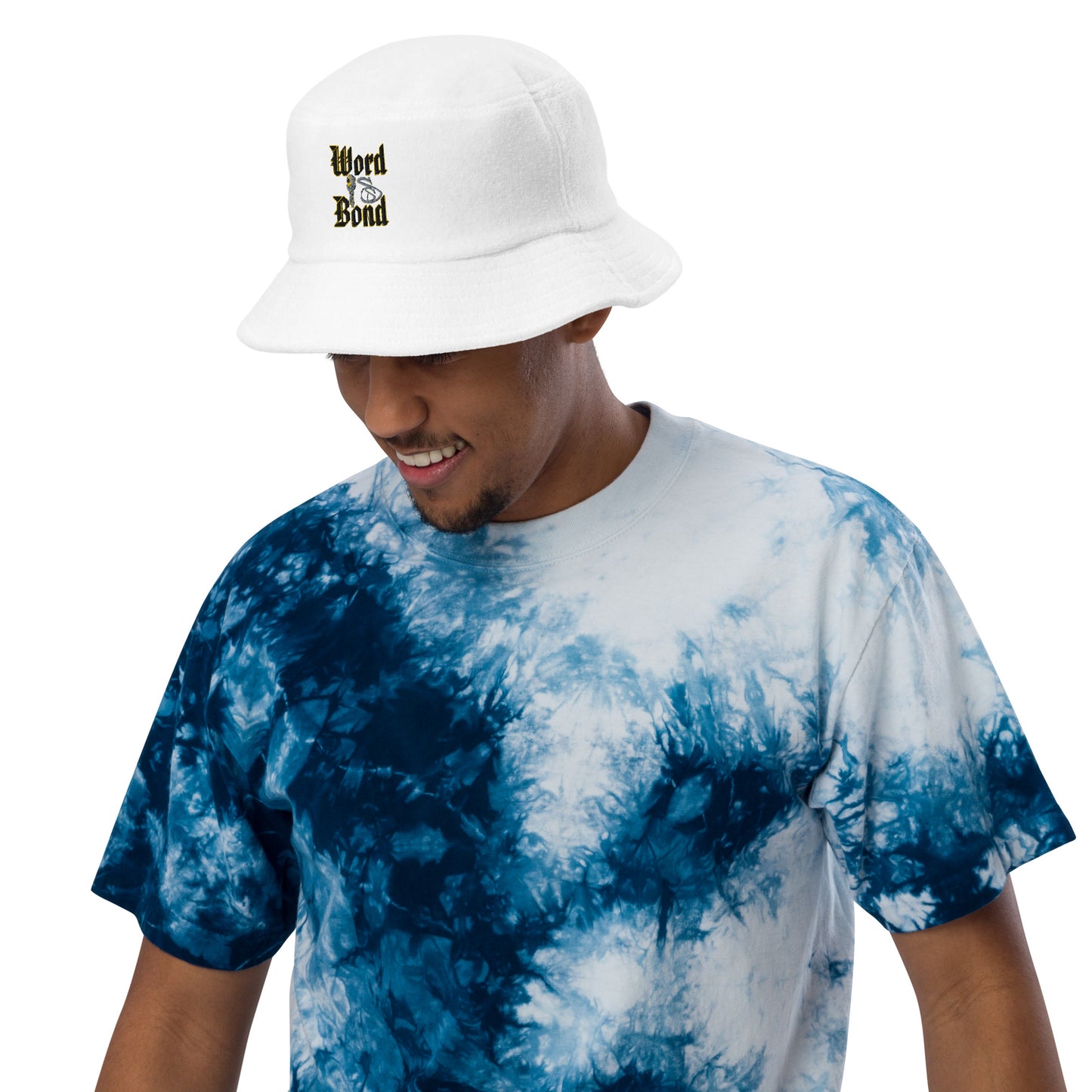 Word Is Bond Signature Terry cloth bucket hat