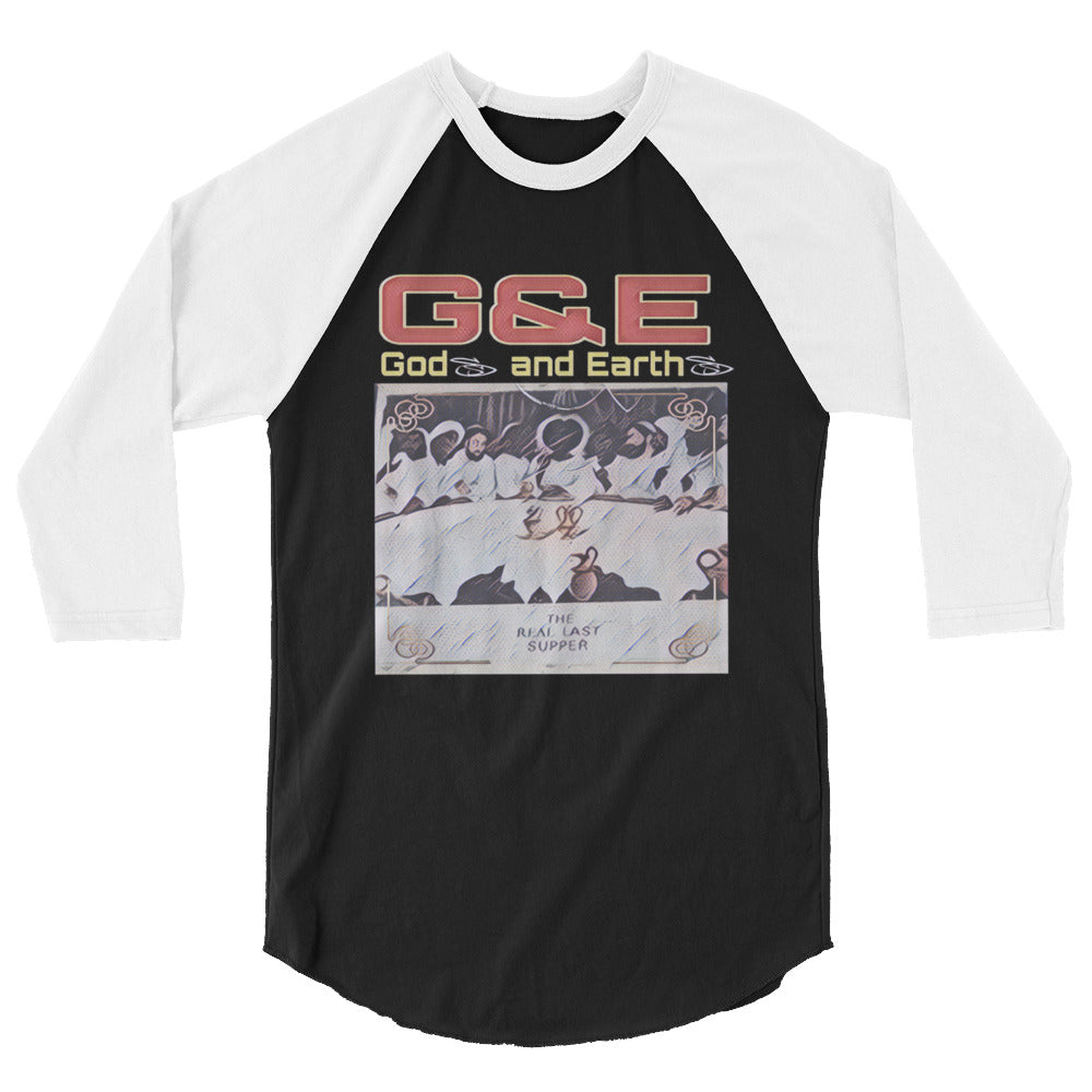 Last Supper G&E 3/4 sleeve raglan shirt