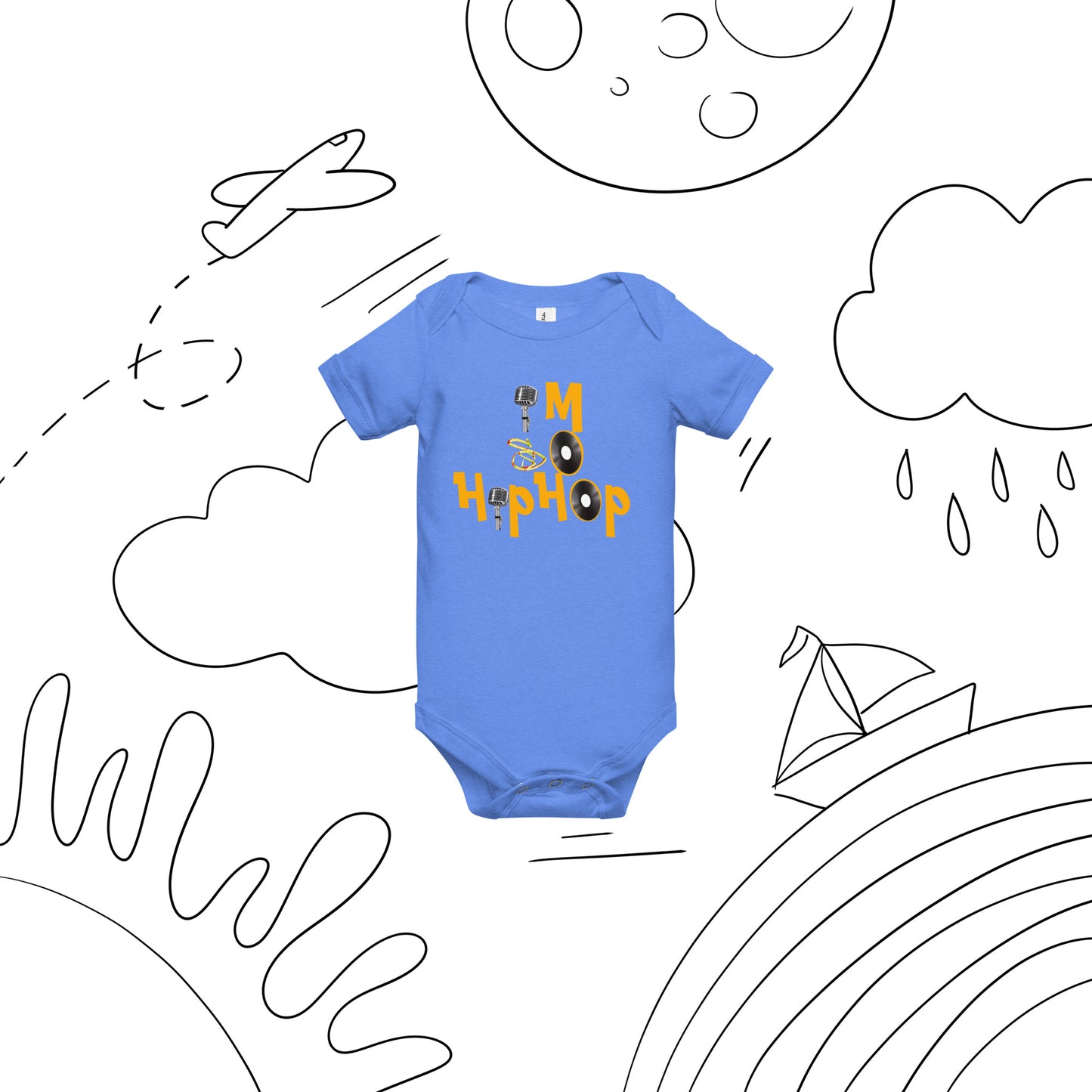 "Im So HipHop" Baby short sleeve one piece
