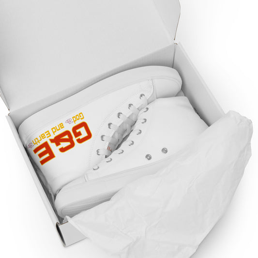 Signature Surplus "G&E"Men’s high top canvas shoes