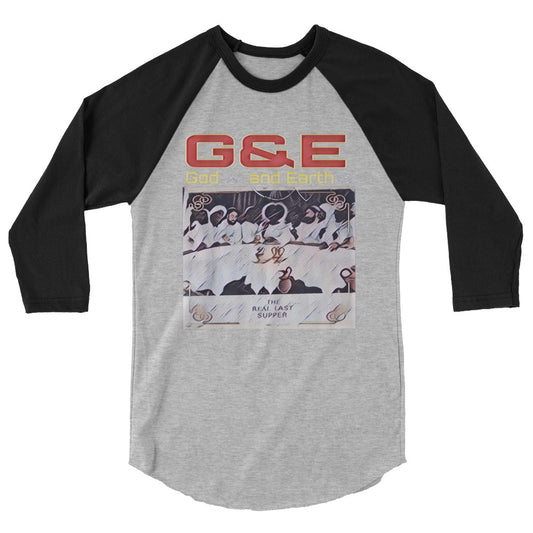 Last Supper G&E 3/4 sleeve raglan shirt