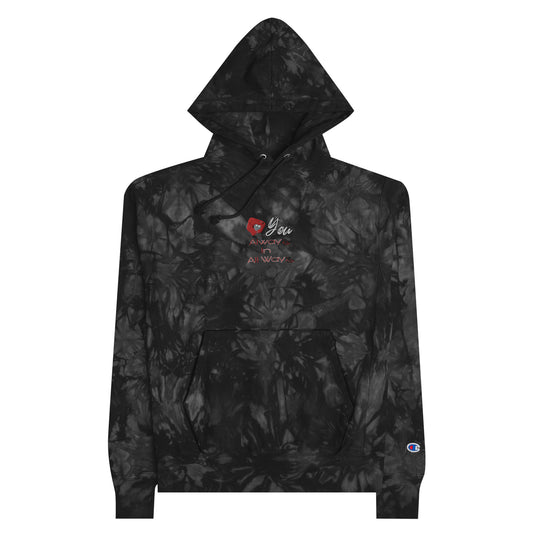 Signature Stylez Champion "Love You Always" tie-dye hoodie